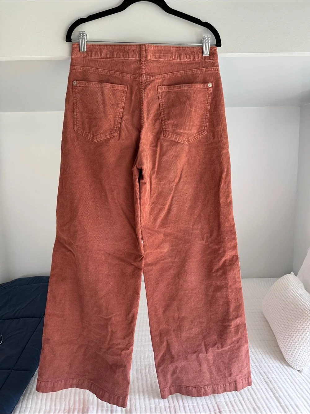 Pilcro Wide-Leg Jeans in Rust